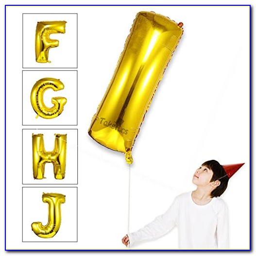 Helium Letter Balloons Delivered