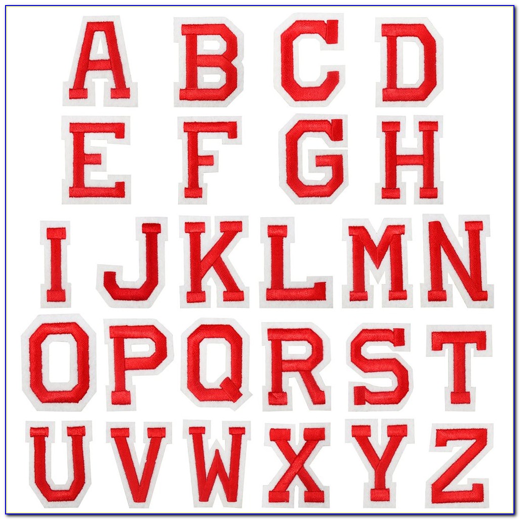 Iron On Embroidered Letters Wholesale