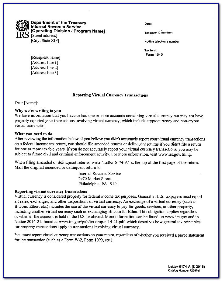 Irs Audit Reconsideration Letter Sample
