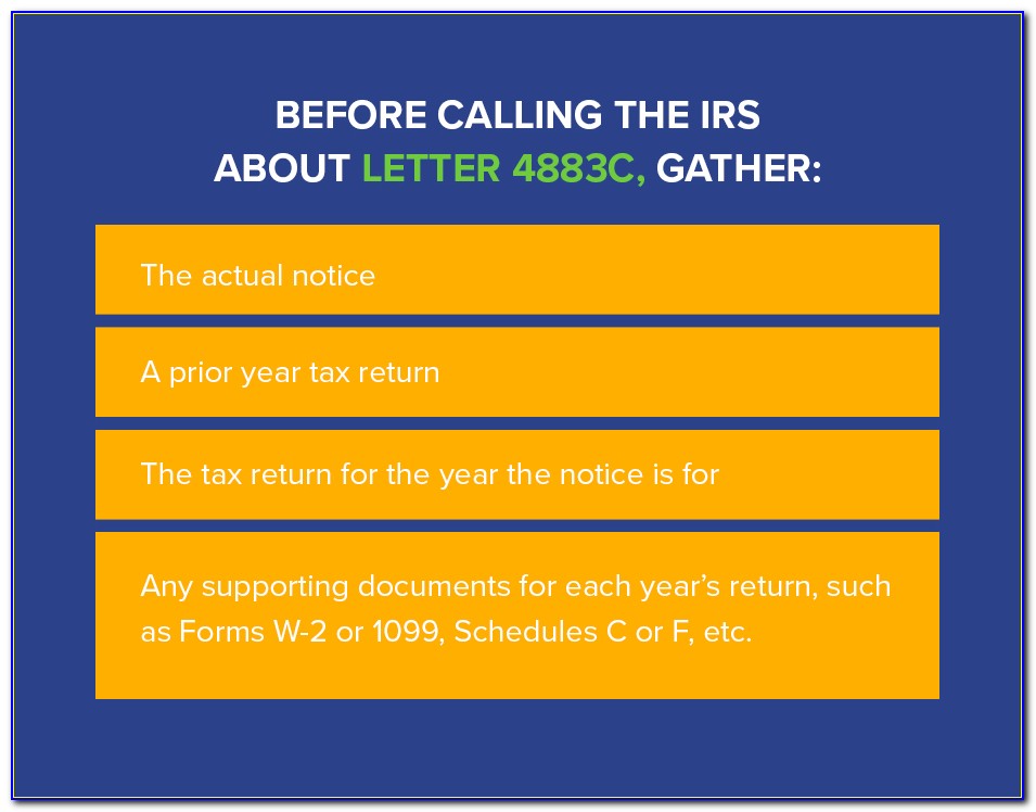 Irs Letter 4883c What Does It Mean
