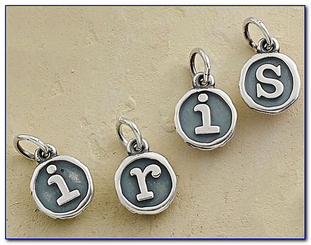 James Avery Small Letter Charms