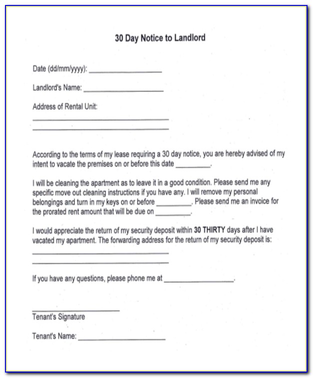 Landlord Notice To Vacate Letter Dubai
