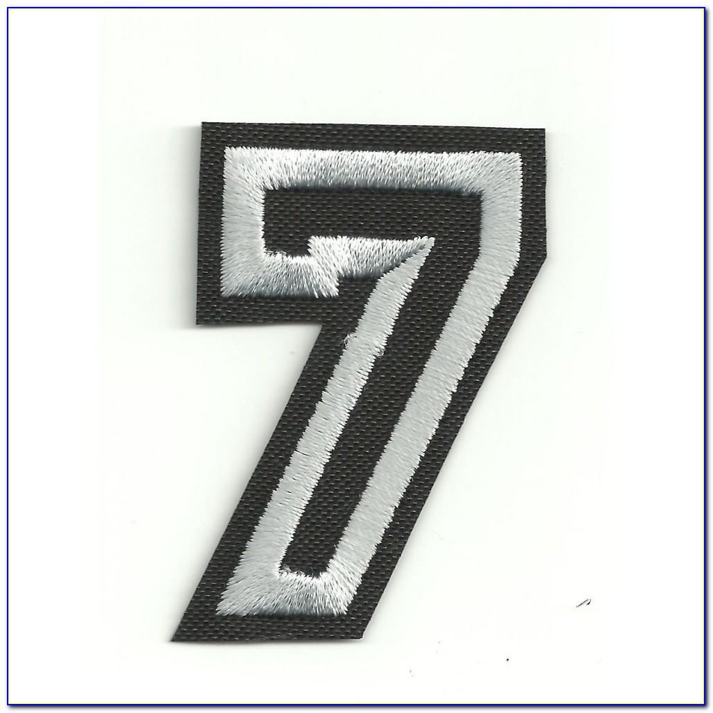 Large Embroidered Letter Patches
