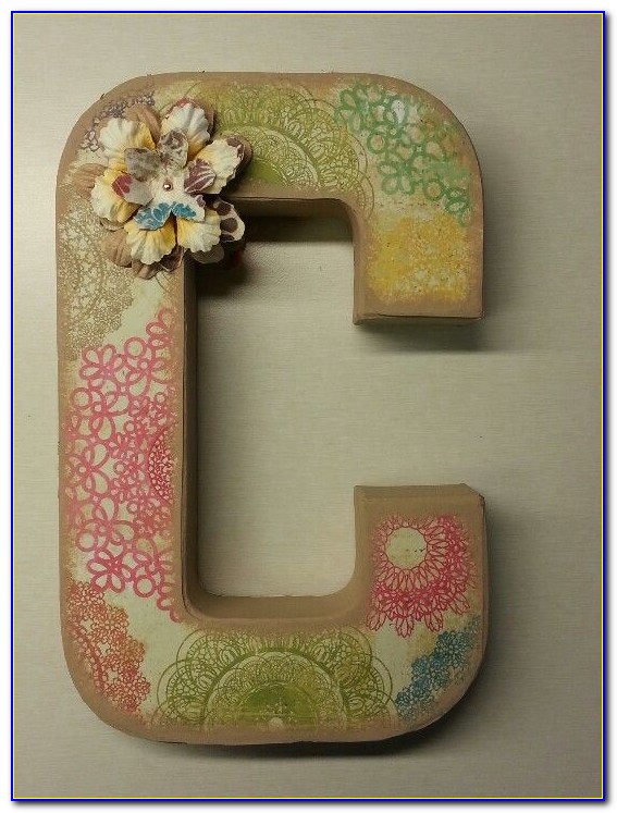 Large Paper Mache Letters And Numbers