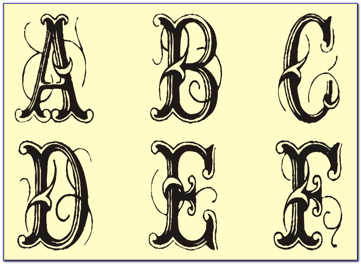 Large Printable Letters Different Fonts