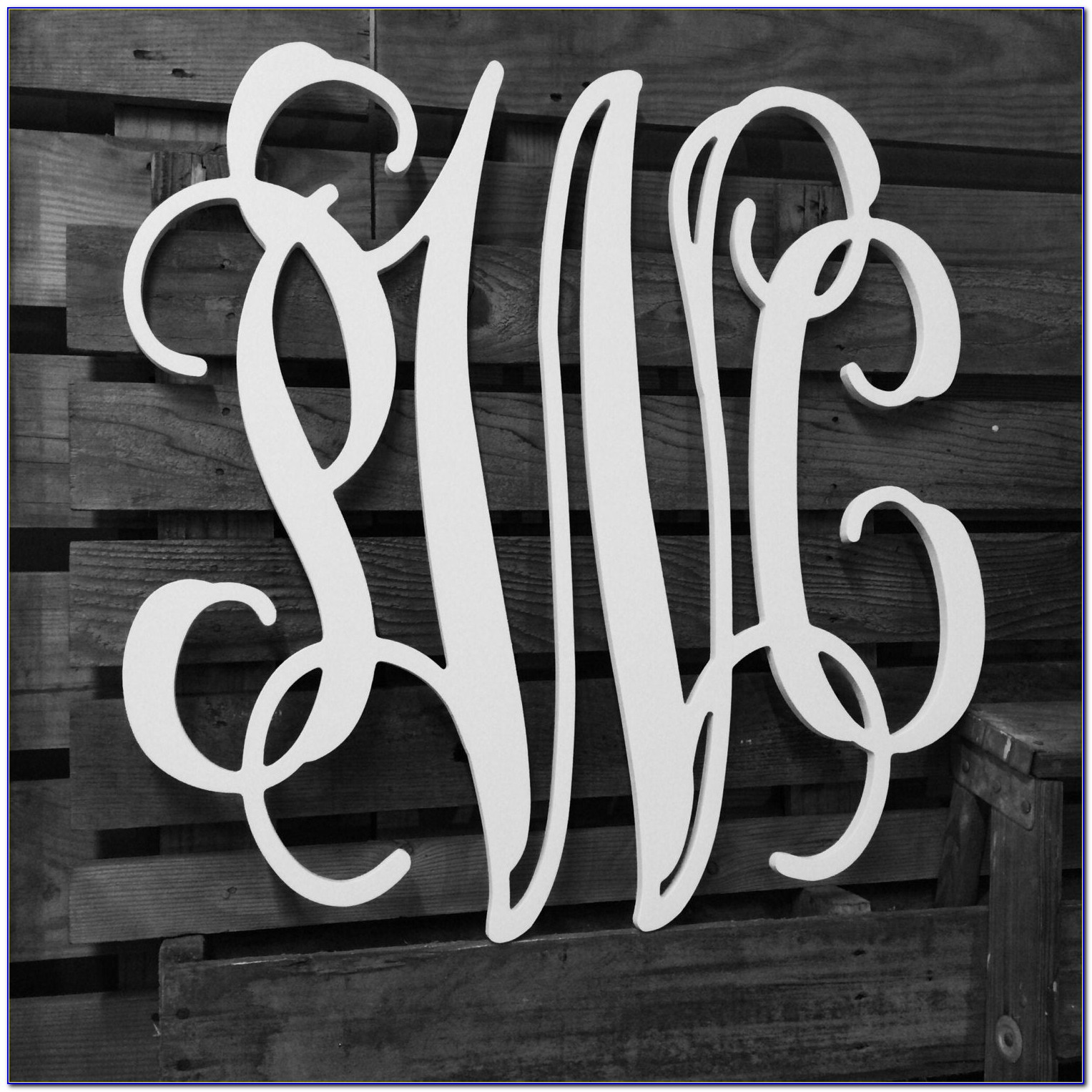 Large Wall Hanging Wooden Letters