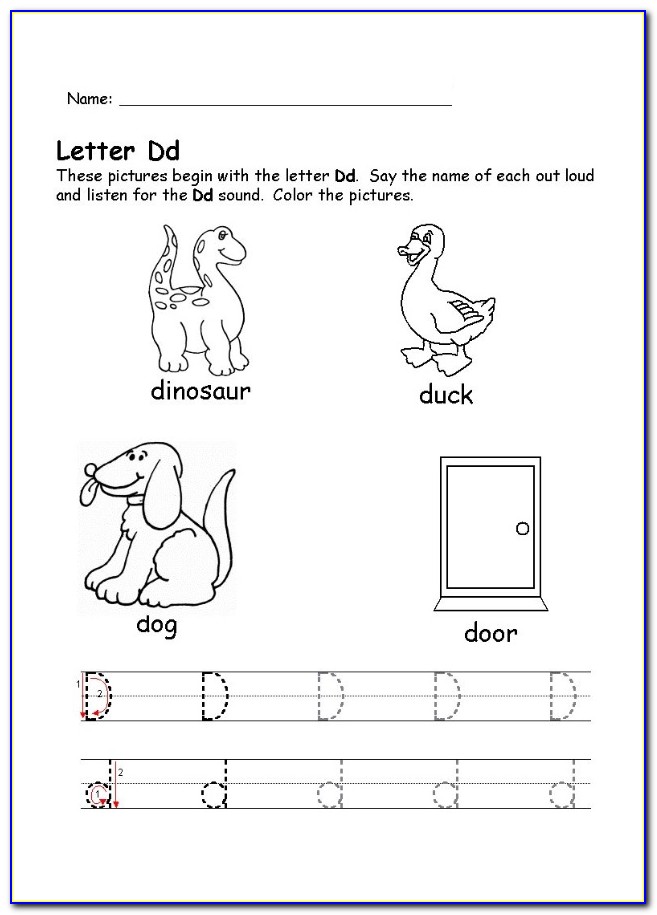 Letter D Alphabet Pictures