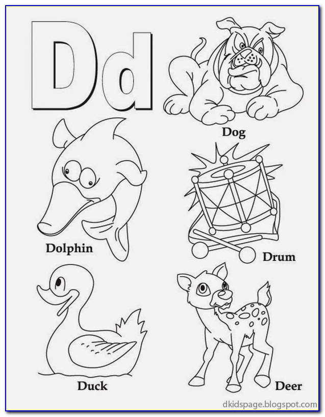 Letter D Pictures For Preschool