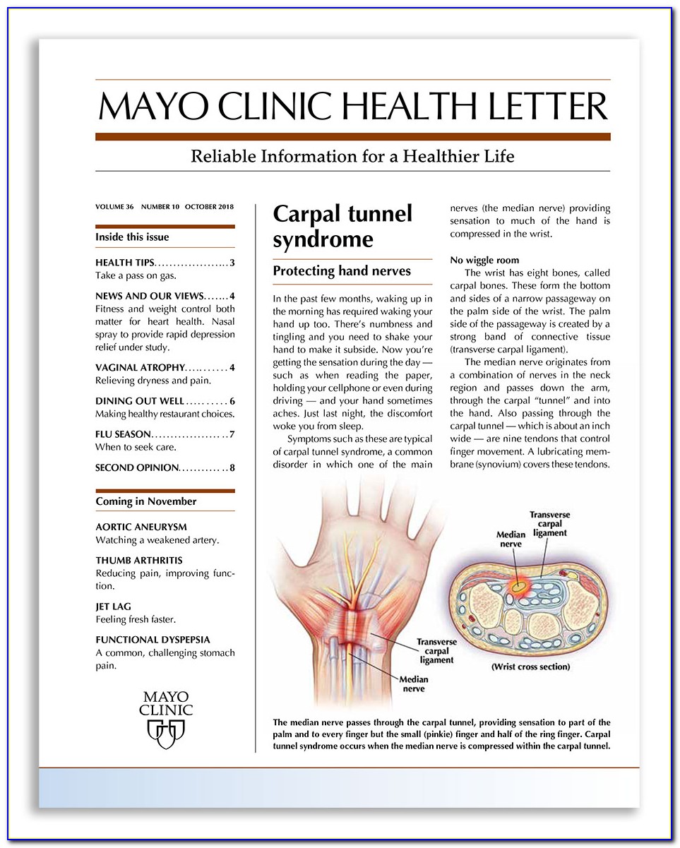 Mayo Clinic Health Letter Phone Number