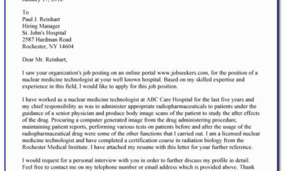 Medical Scribe Cover Letter Sample