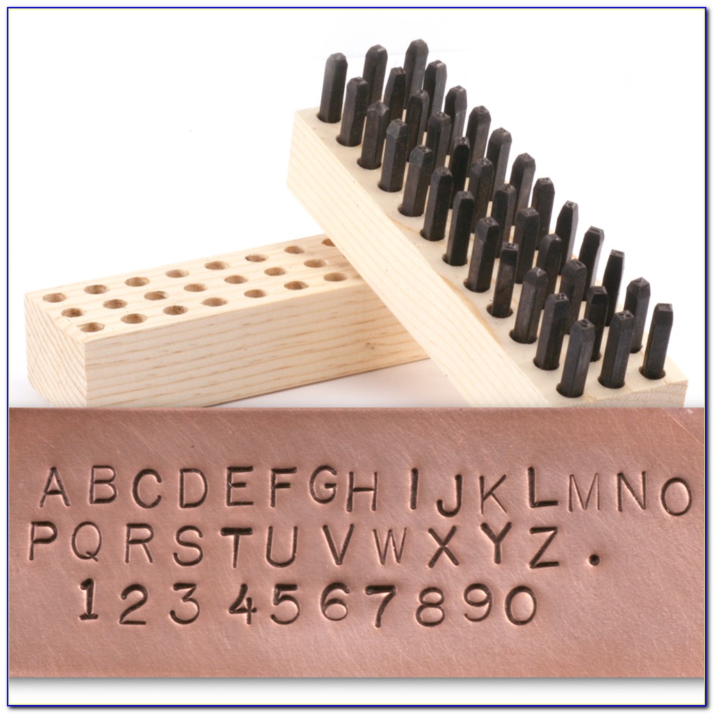 Metal Letter Stamps For Wood