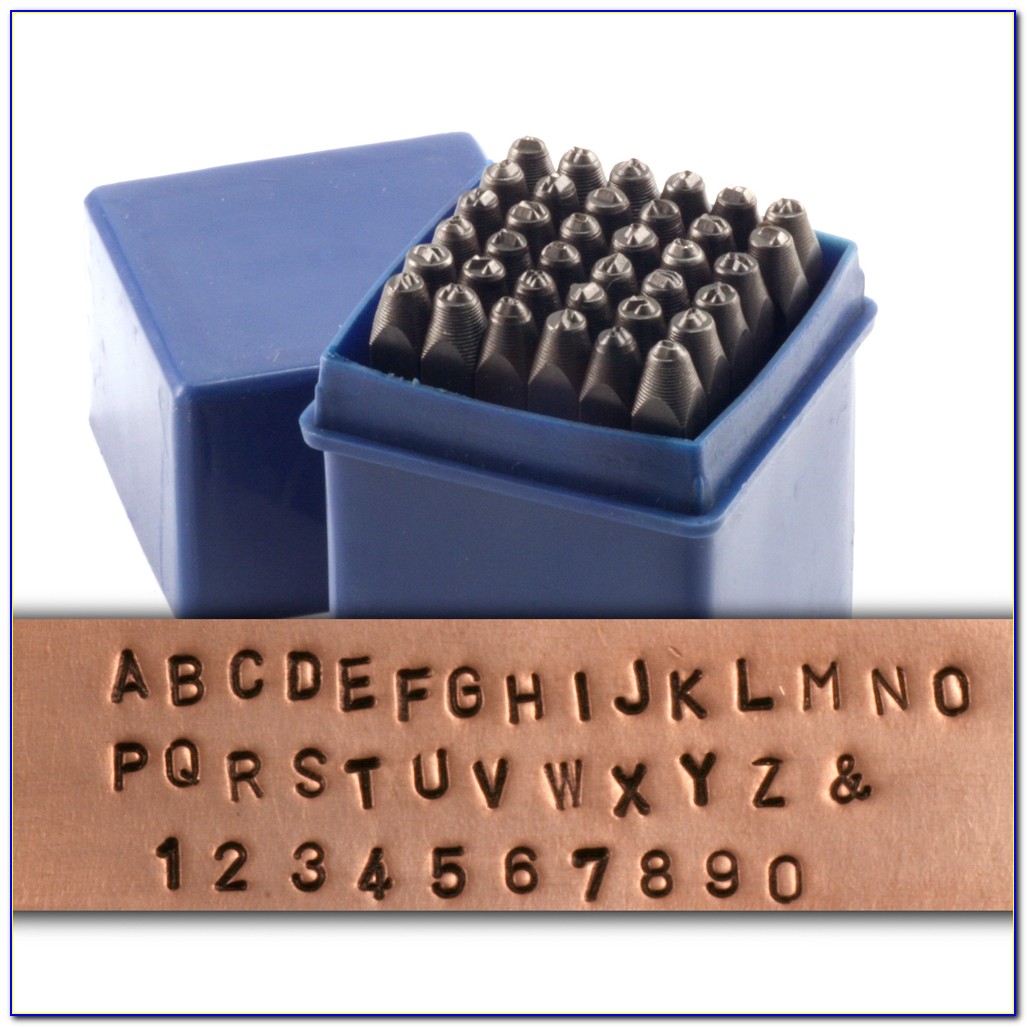 Metal Letter Stamps Hobby Lobby