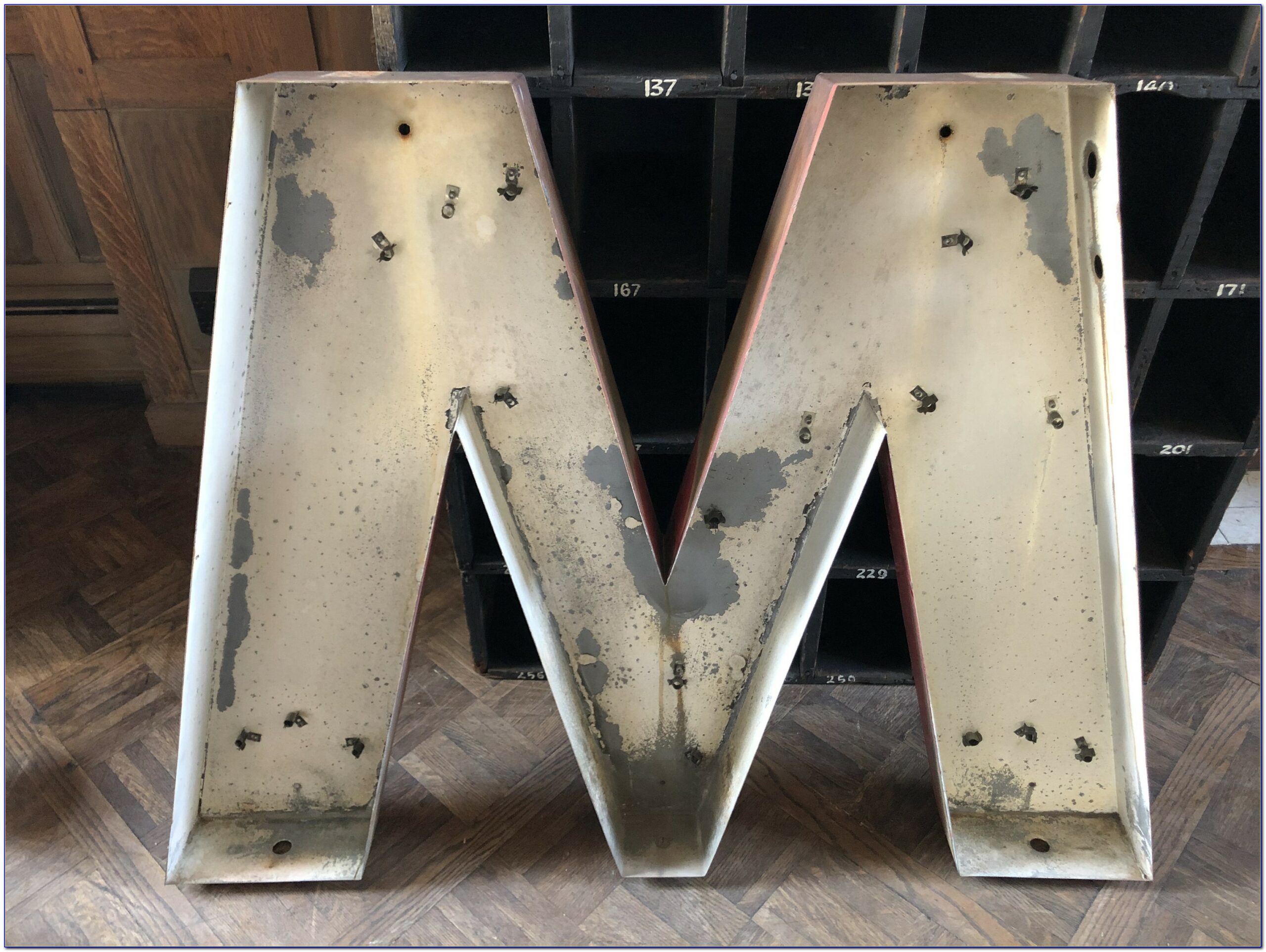 Metal Letters Wall Decor