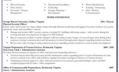 Military Federal Resume Writers