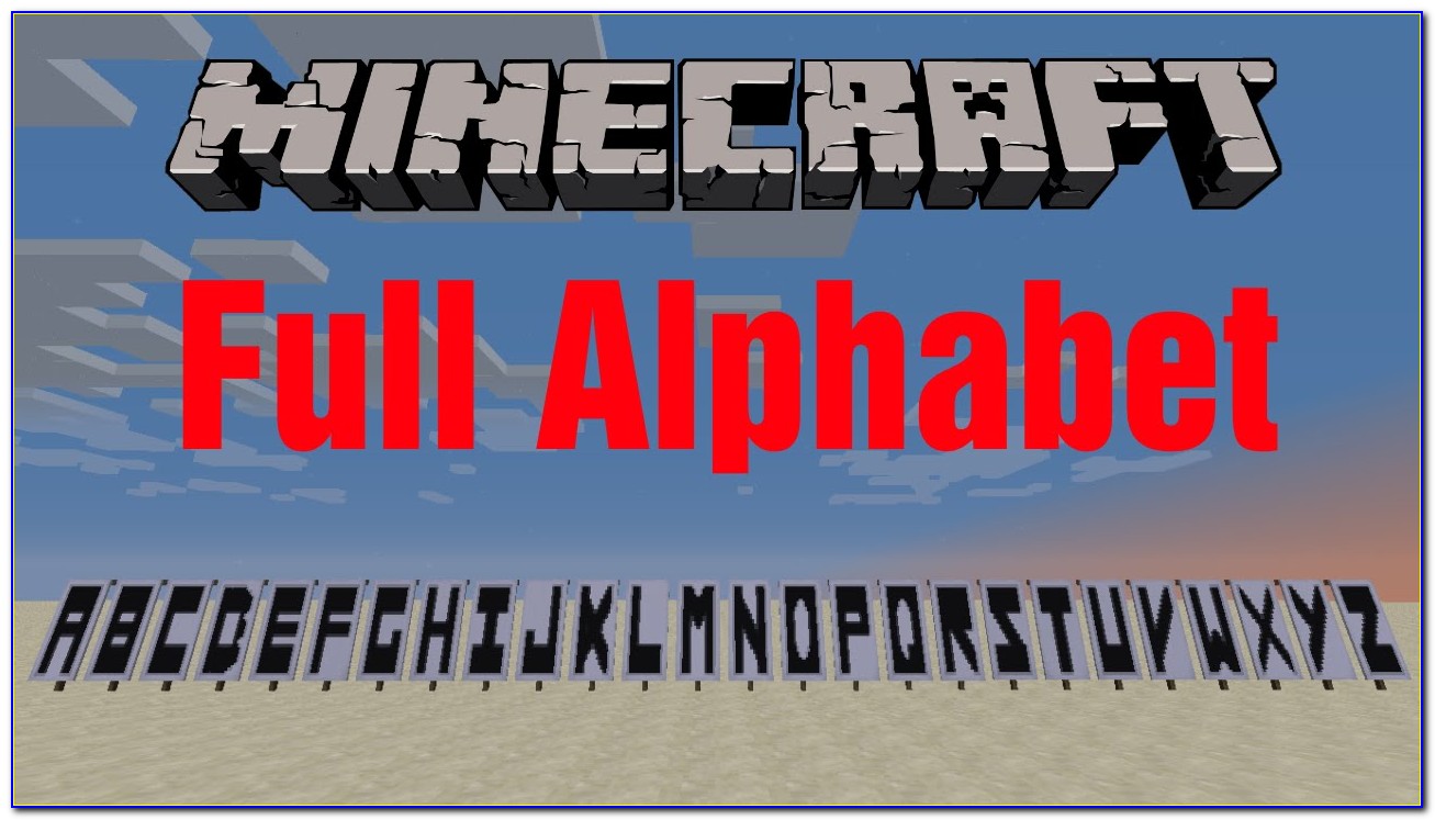 Minecraft Banner Letters M