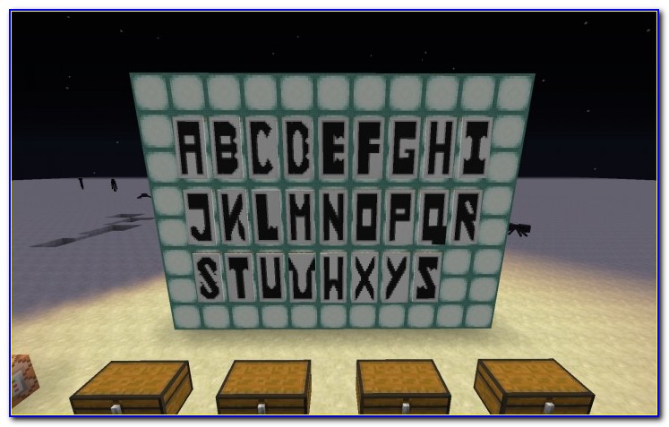 Minecraft Banner Letters P
