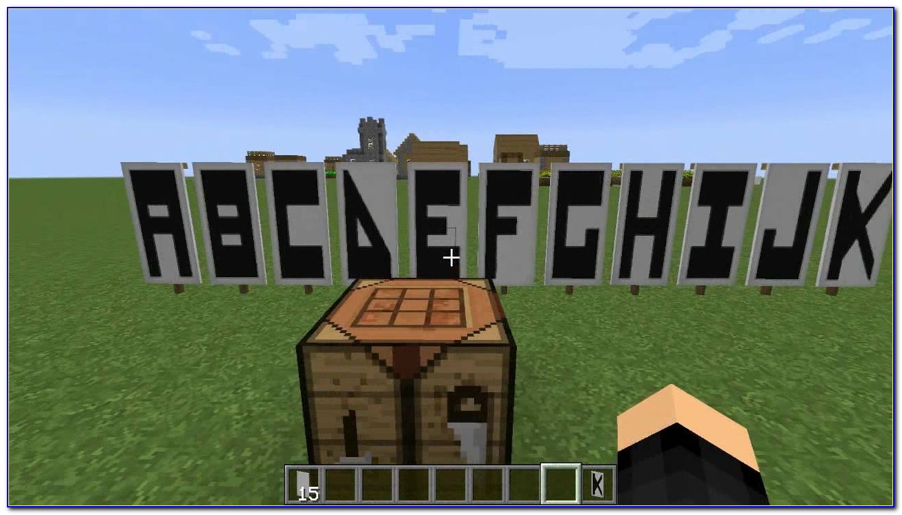 Minecraft Banner Letters R