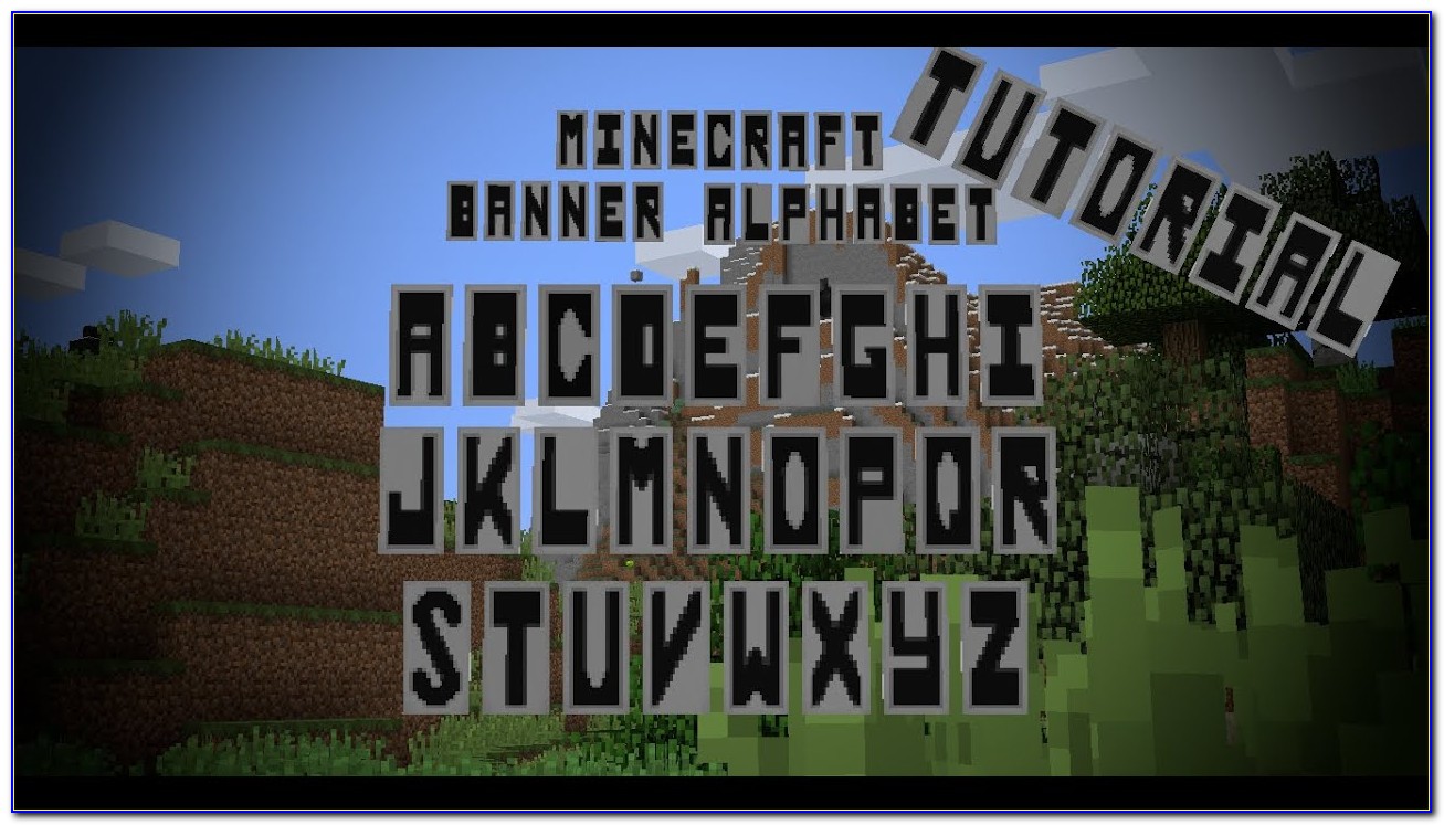 Minecraft Banner Letters S