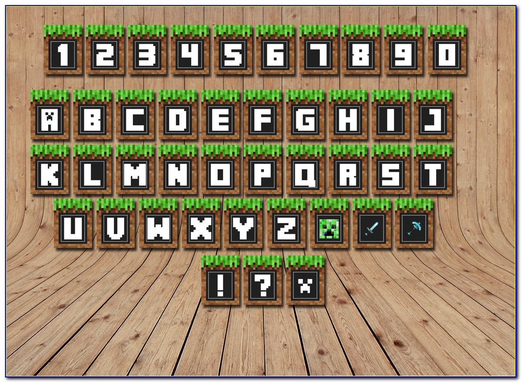 Minecraft Banner Letters W