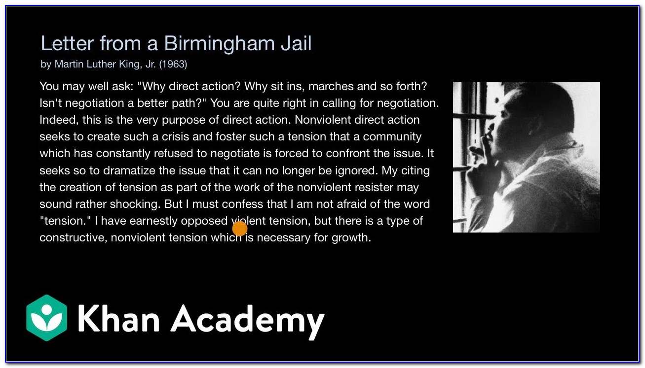 Mlk Letter From Birmingham Jail Quotes
