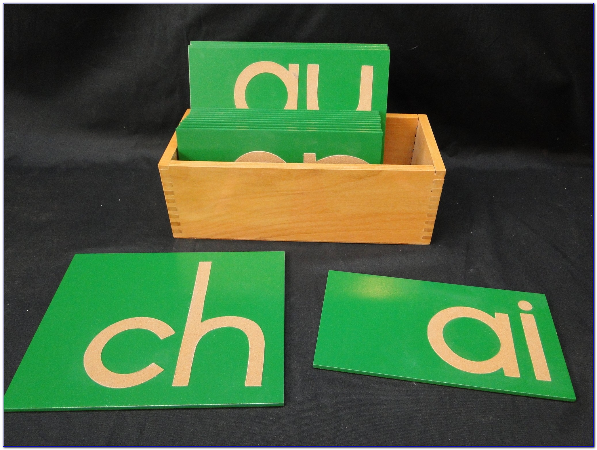 Montessori Sandpaper Letters Cursive
