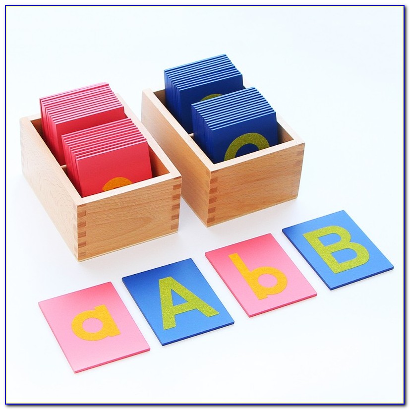 Montessori Sandpaper Letters Font