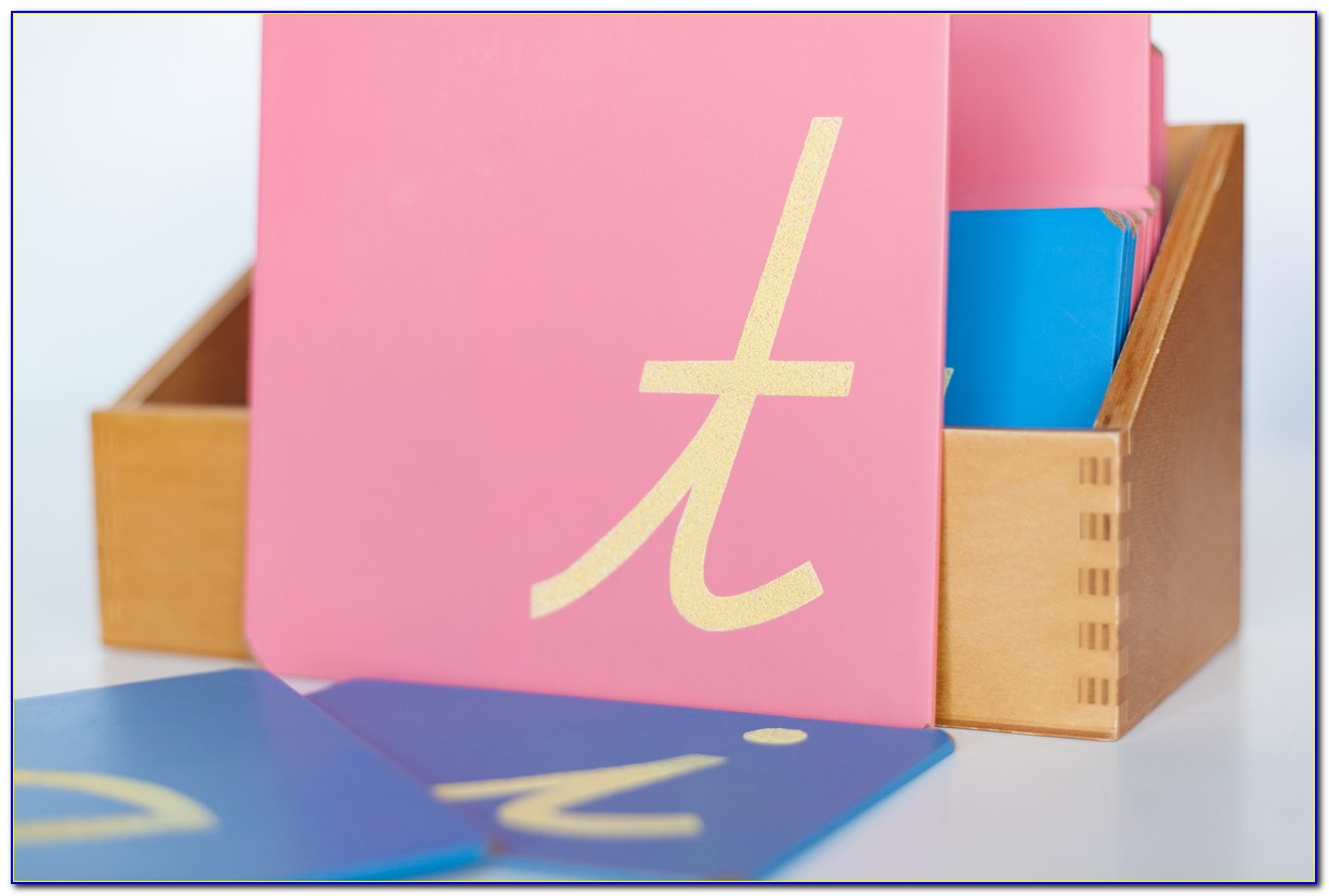 Montessori Sandpaper Letters Printable