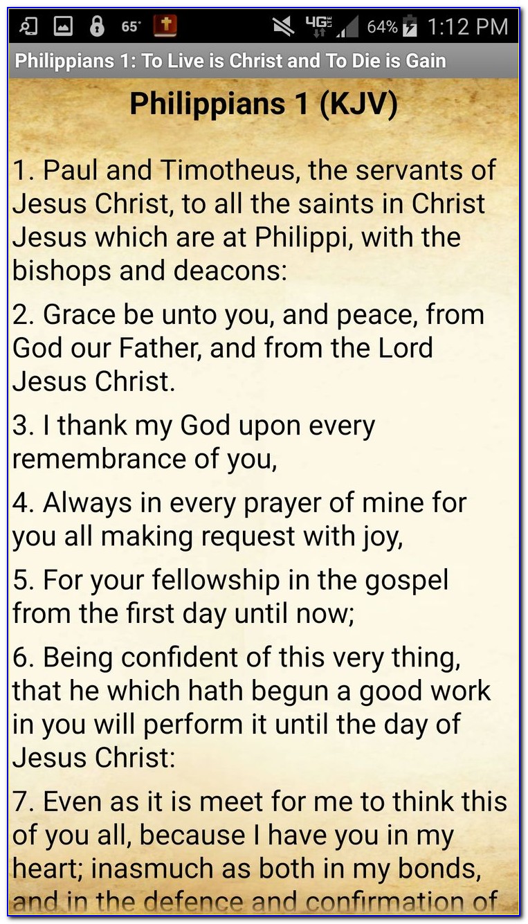 Paul's Letter To The Philippians New Testament