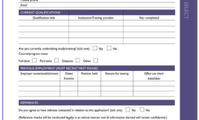 Printable Job Application Form For Dollar Tree
