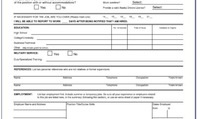 Printable Job Application Form Mcdonalds