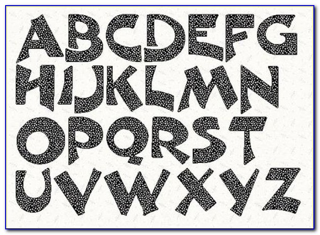 Printable Letter Stencils For Bulletin Boards