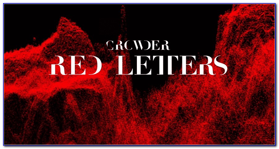 Red Letters Crowder Karaoke