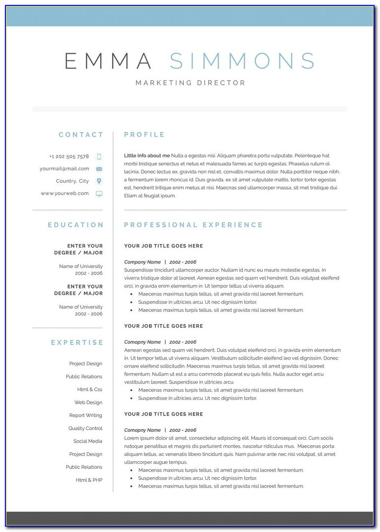 Resume And Cover Letter Examples