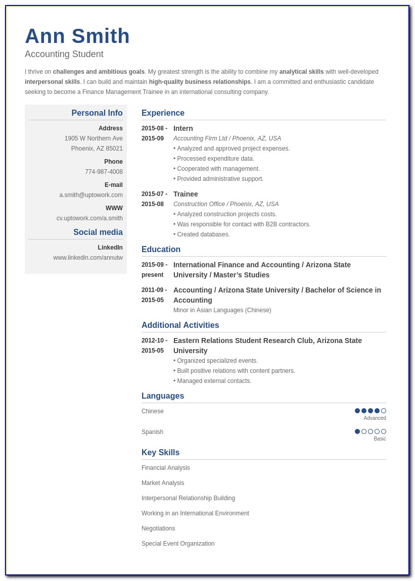 Resume Maker Free Online India