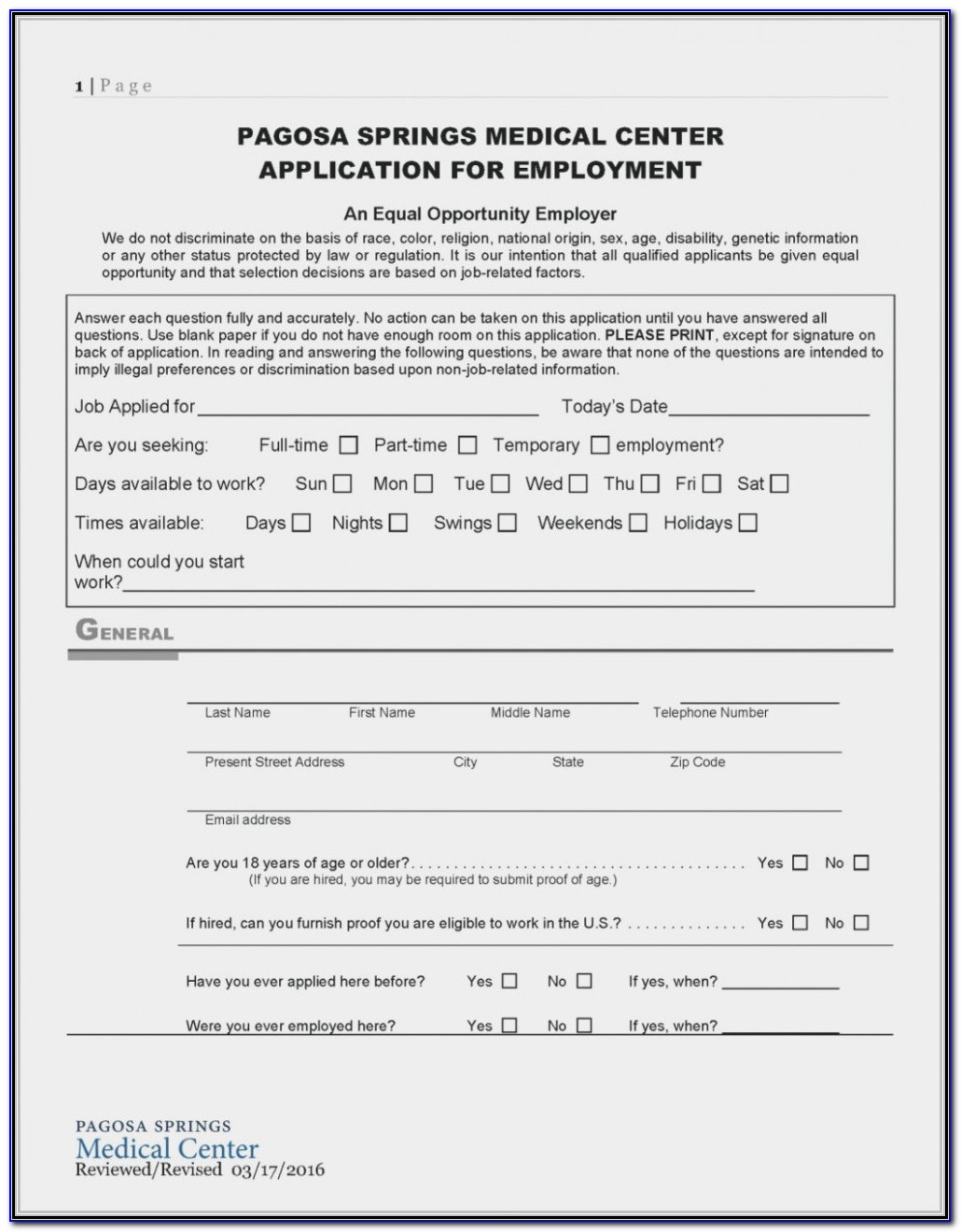 Rgis Job Application