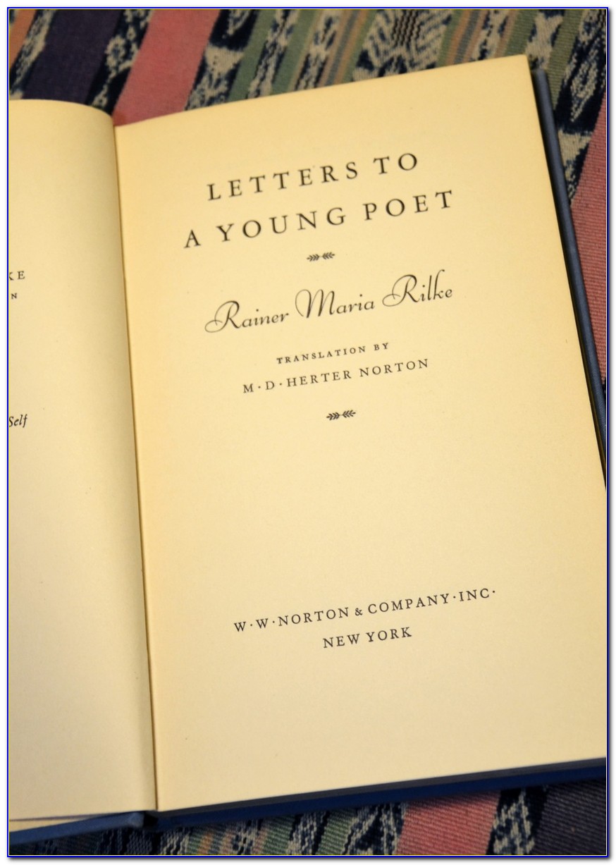 Rilke Letters To A Young Poet Summary