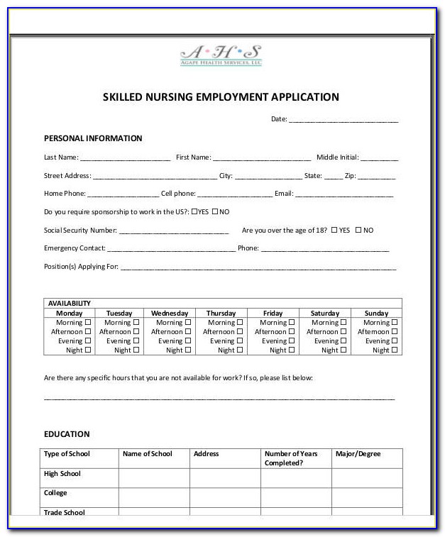 Rn Market Job Application