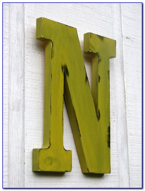 Rustic Wooden Letters For Wall