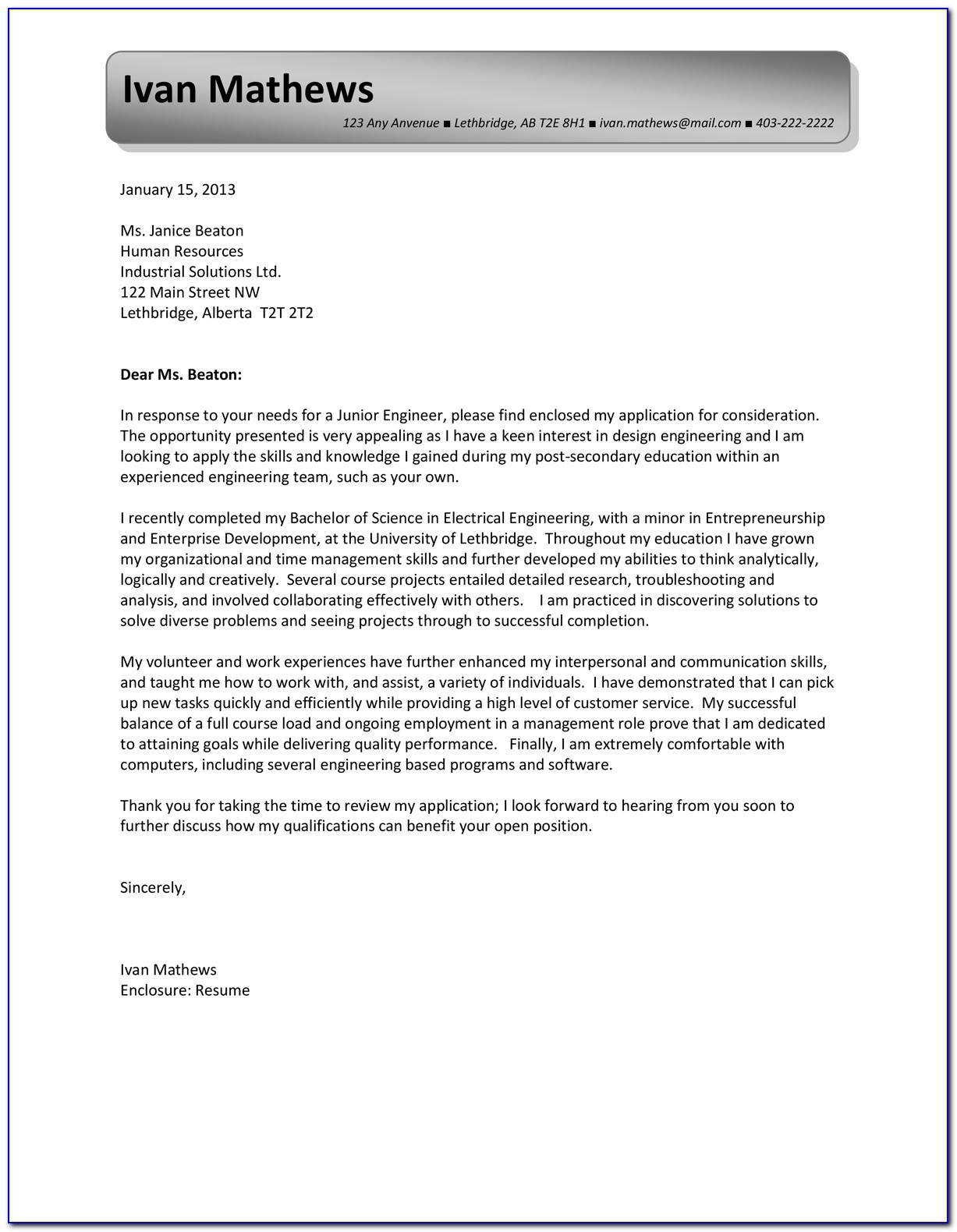 Sample Of Resignation Letter For Teachers