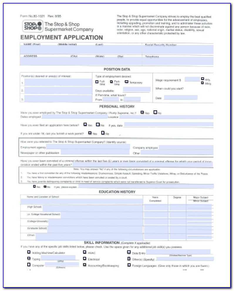 Shoppers Drug Mart Job Application Form Online