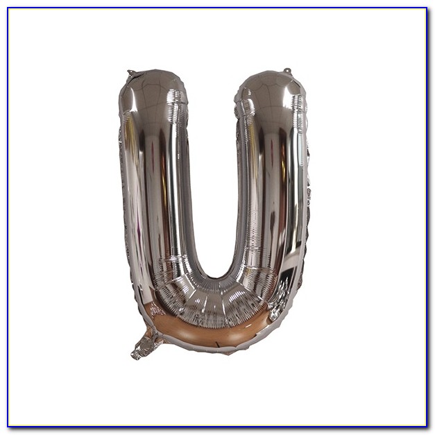 Silver Letter Balloons Shop