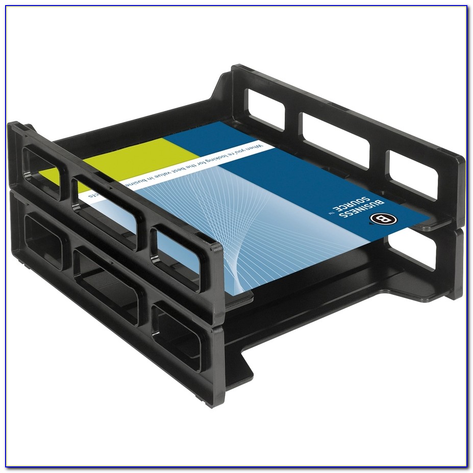 Stackable Letter Trays Front Loading