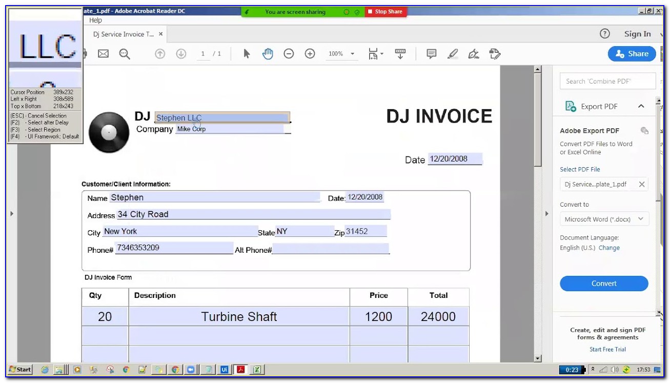 Uipath Invoice Processing Example