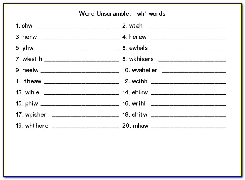 Unscramble Letters To Make Words For Scrabble