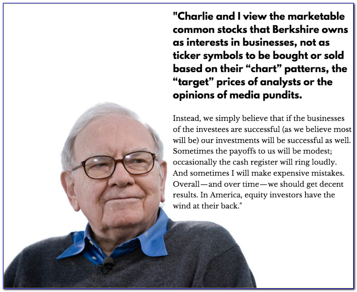 Warren Buffett Letter To Shareholders Book