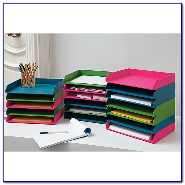 Wood Letter Trays Stackable