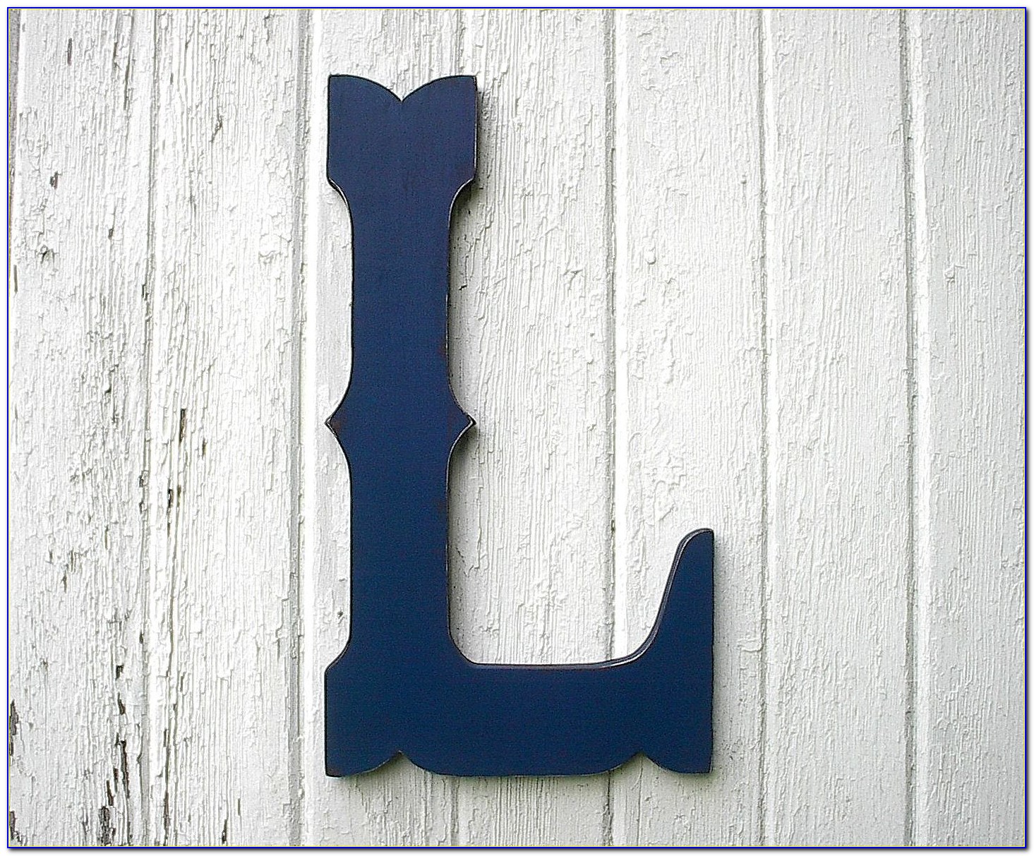 Wooden Letter L Wall Decor