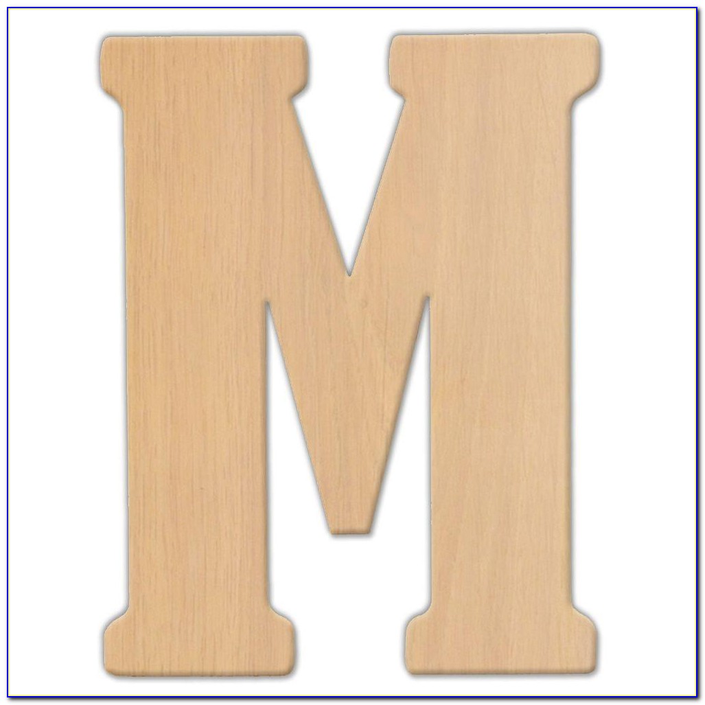 Wooden Letter M Designs