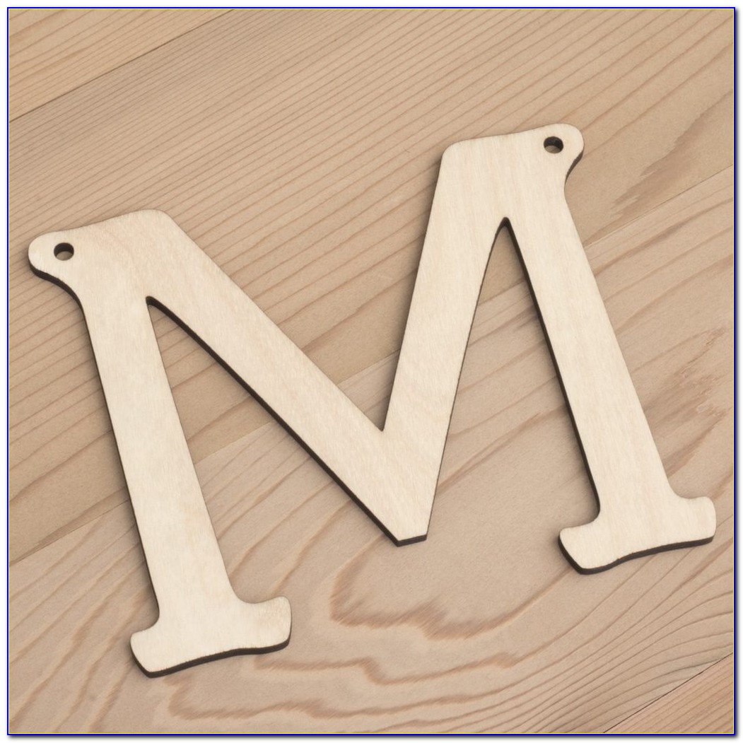 Wooden Letter M For Wall