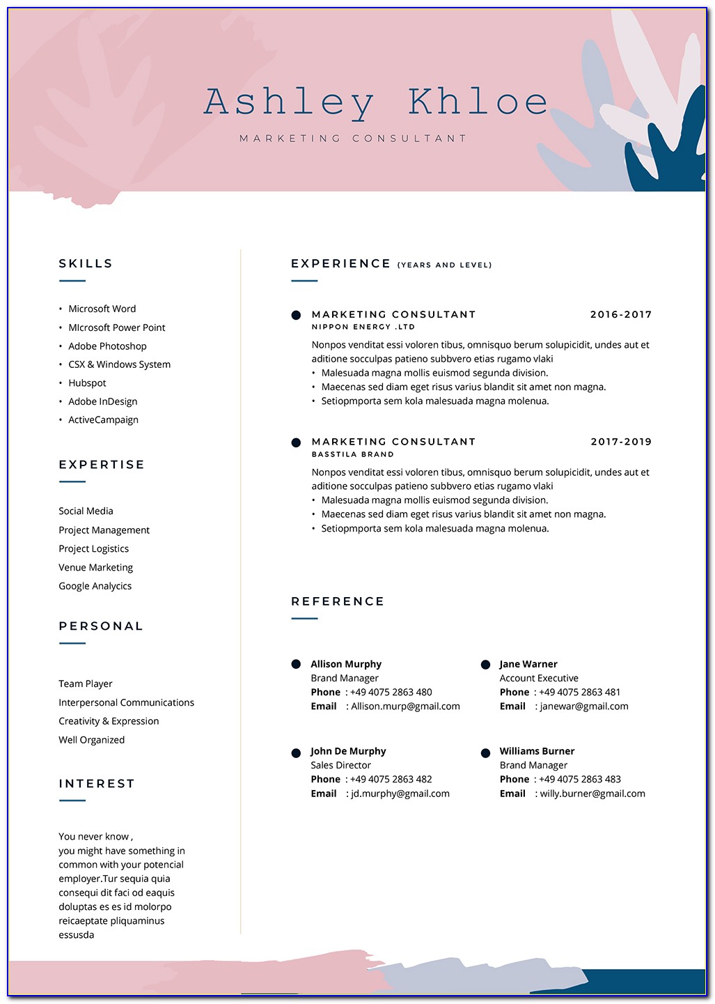 Ats Resume Template Download
